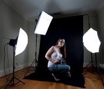 girl in a photoshoot
