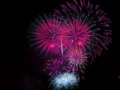 beautiful fireworks display